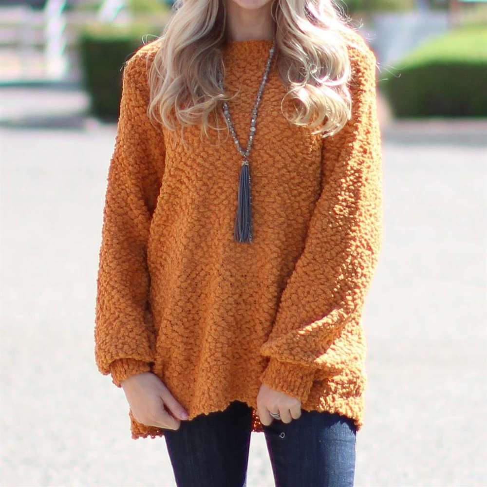 Cozy Knit Sweater | S-XL | Ultra-Soft | Popcorn Knit Design | Must-Have for the Season