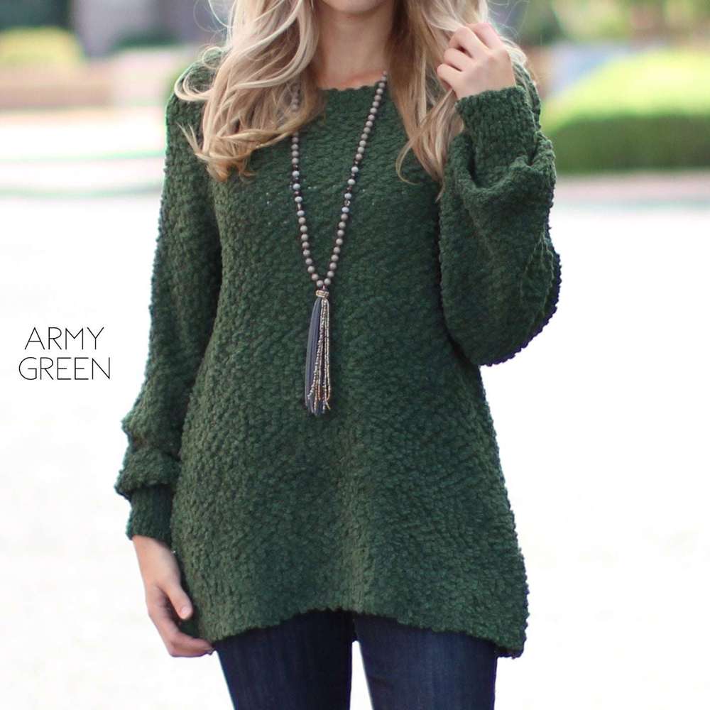 Cozy Knit Sweater | S-XL | Ultra-Soft | Popcorn Knit Design | Must-Have for the Season