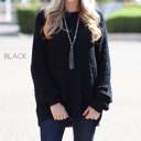 Small Black Cozy Knit Sweater | S-XL | Ultra-Soft | Popcorn Knit Design | Must-Have for the Season