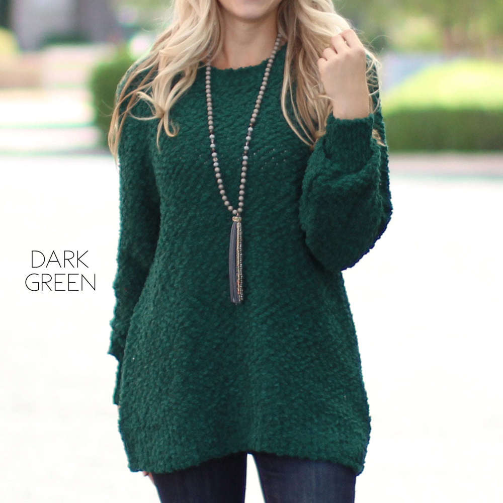 Cozy Knit Sweater | S-XL | Ultra-Soft | Popcorn Knit Design | Must-Have for the Season