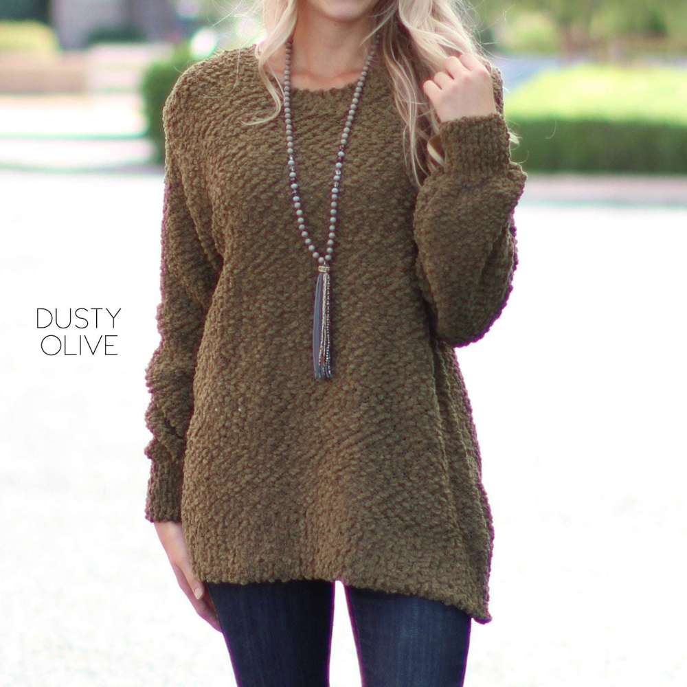 Cozy Knit Sweater | S-XL | Ultra-Soft | Popcorn Knit Design | Must-Have for the Season