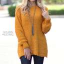 X-Small Golden Mustard Cozy Knit Sweater | S-XL | Ultra-Soft | Popcorn Knit Design | Must-Have for the Season