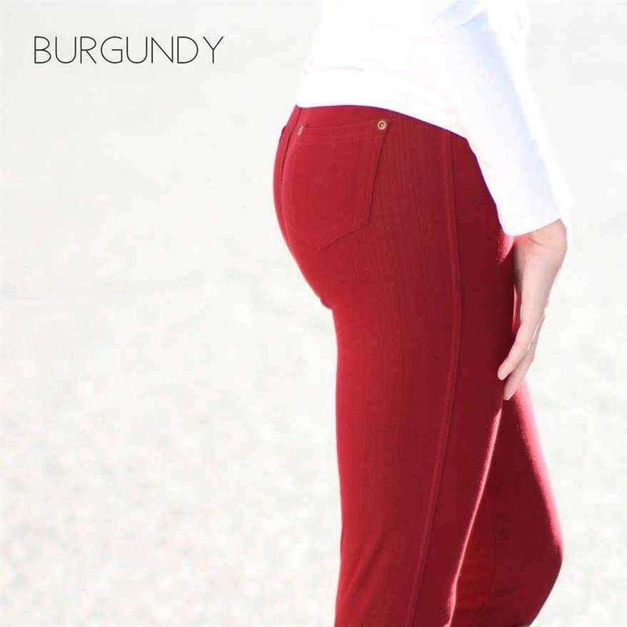 Skinny Pocket Jeggings S3XL Denim Look Comfortable Waistband