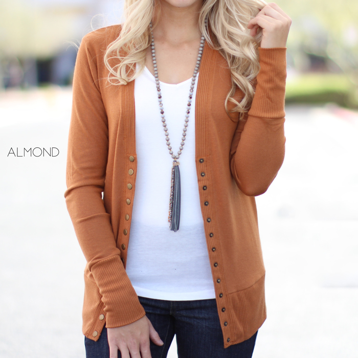 Snap Button Cardigan | S-XL