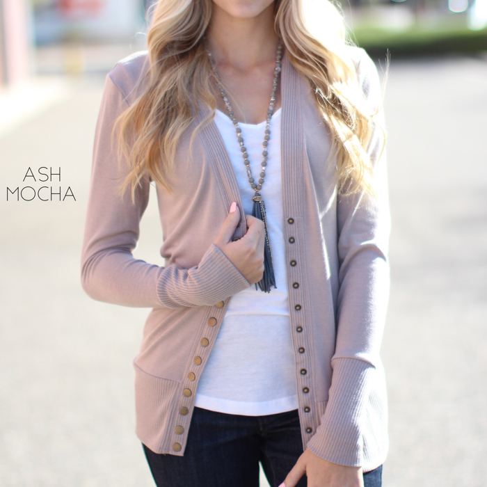 Snap Button Cardigan | S-XL