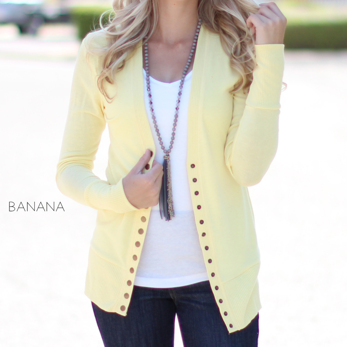 Snap Button Cardigan | S-XL