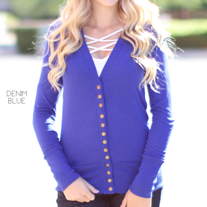 Snap Button Cardigan | S-XL