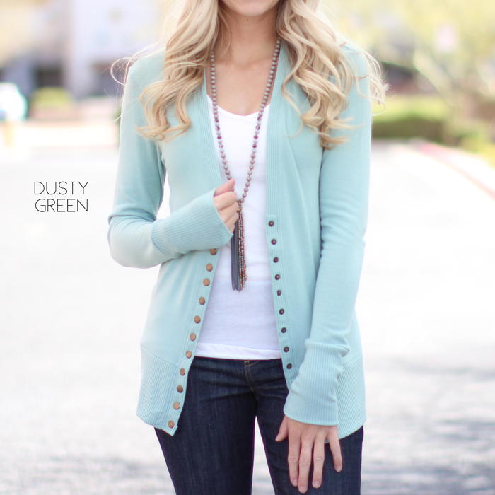 Snap Button Cardigan | S-XL