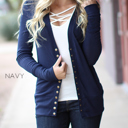  Snap Button Cardigan | S-XL