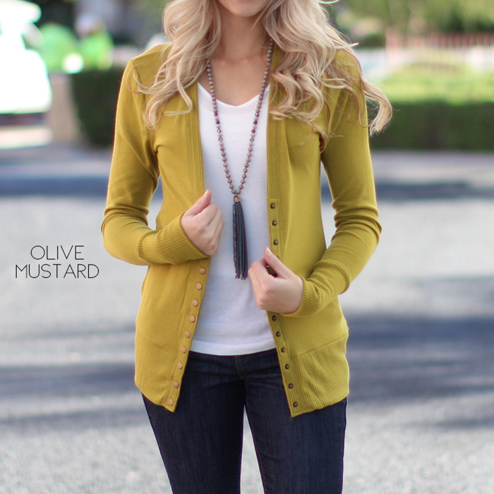 Snap Button Cardigan | S-XL