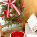  Cedar Red Berry Candle Ring 