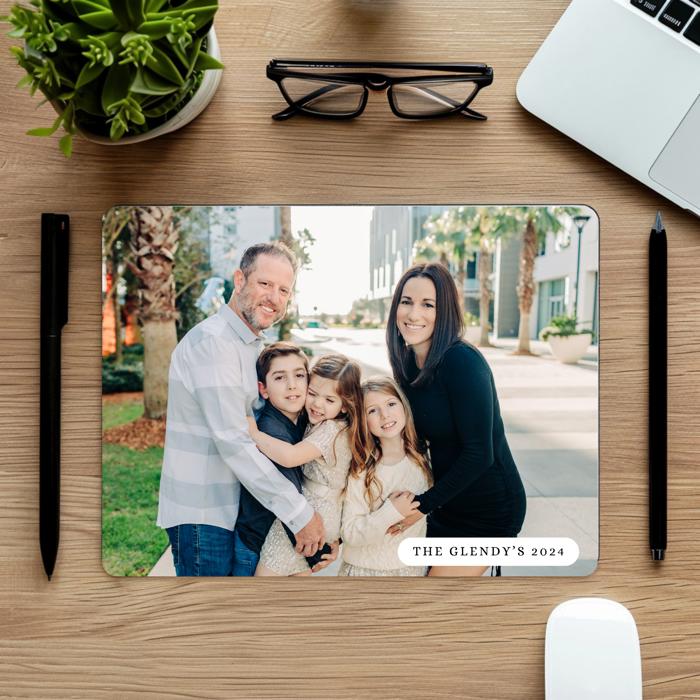 Family Photo Mouse Pad