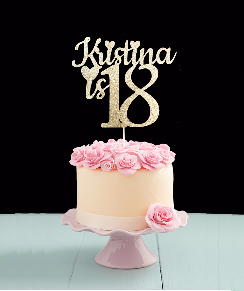 18th Birthday Cake Topper