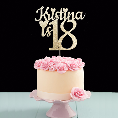 18th Birthday Cake Topper