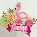  Flamingo Cake Topper