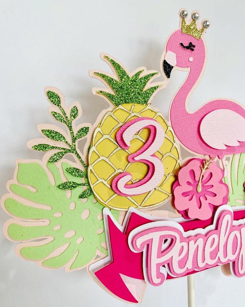 Flamingo Cake Topper