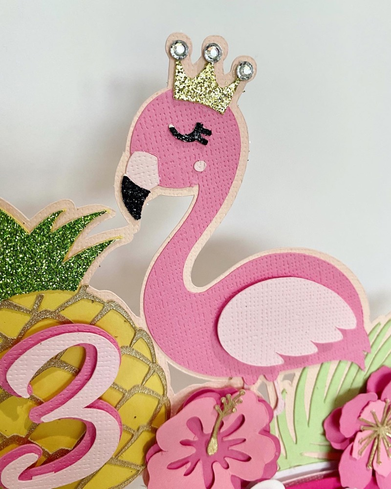 Flamingo Cake Topper