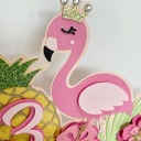  Flamingo Cake Topper