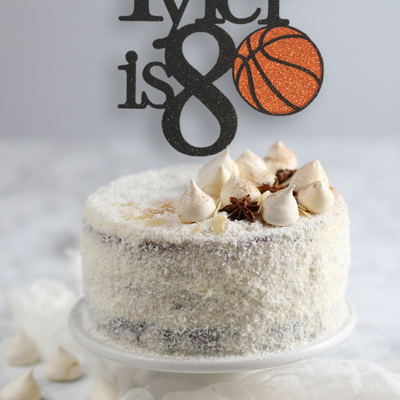 Basketball Cake Topper