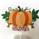  Pumpkin Cake Topper