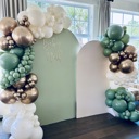  Balloon Package for Baby Boy Shower Gold Accents