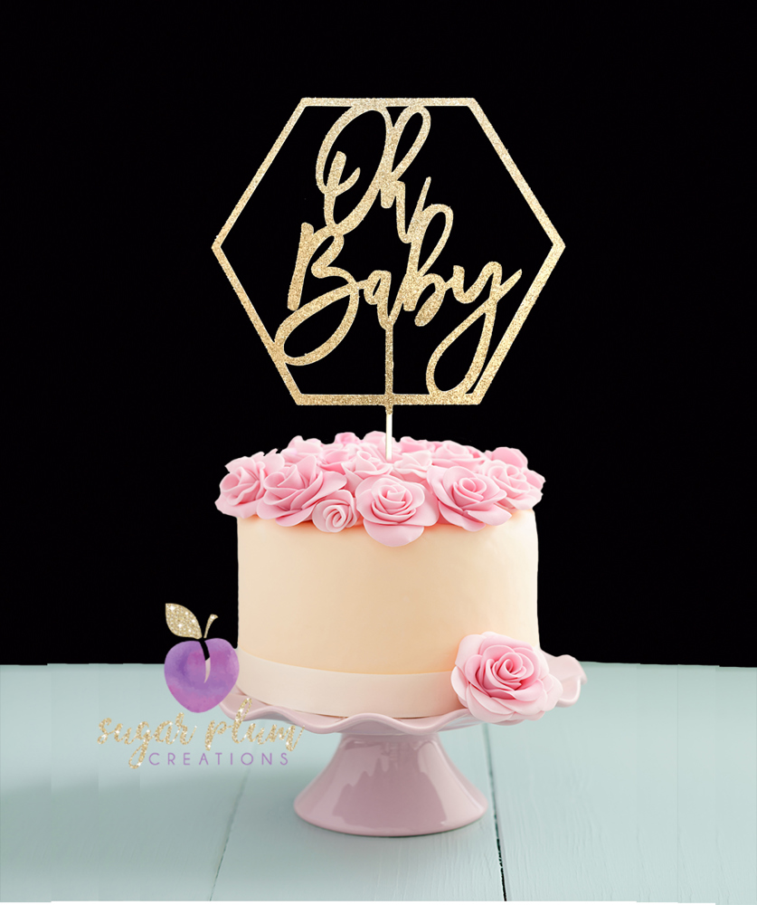 Oh Baby Cake Topper