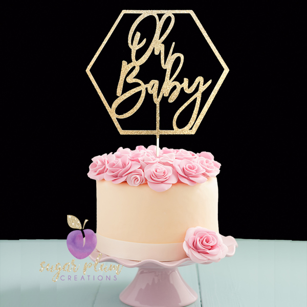 Oh Baby Cake Topper