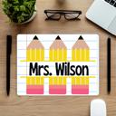  Personalized Teacher Mouse Pad, Teacher Gift