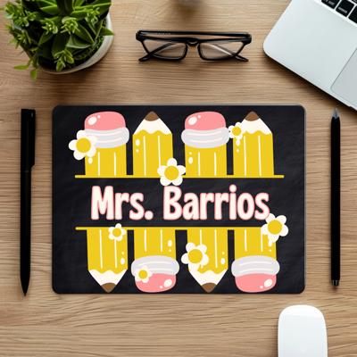 Personalized Teacher Mouse Pad, Teacher Gift