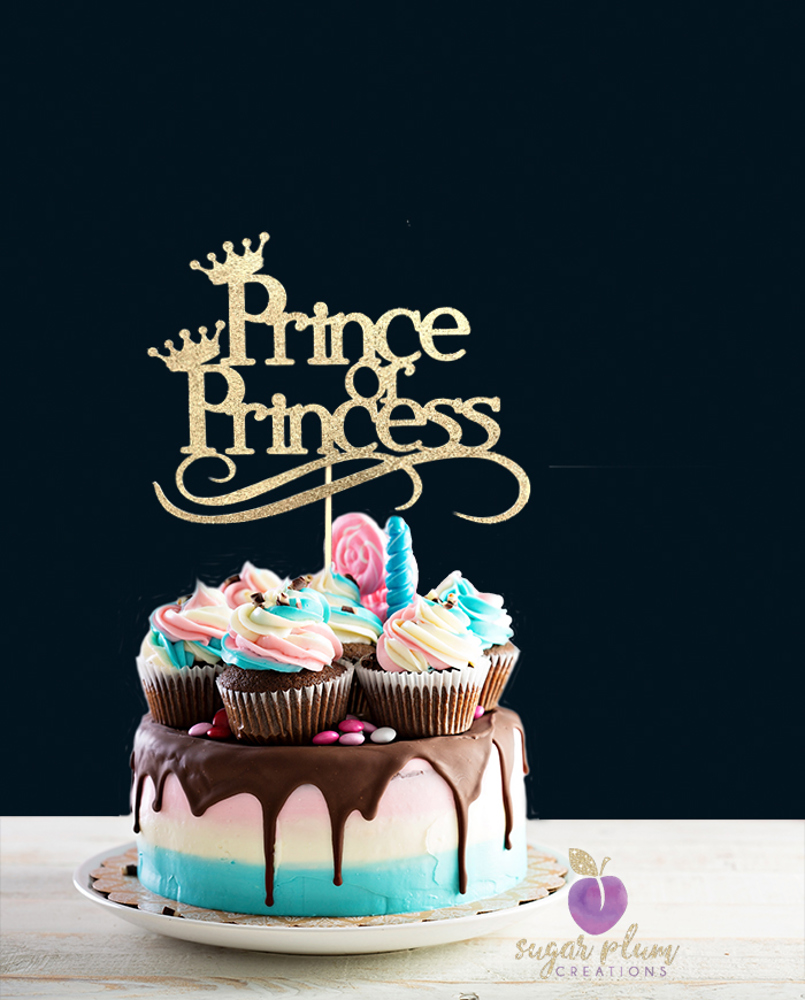 Prince or Princess Cake Topper