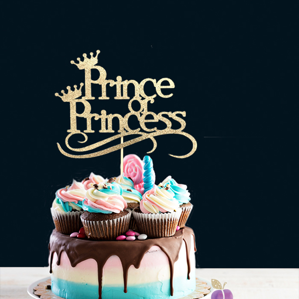 Prince or Princess Cake Topper