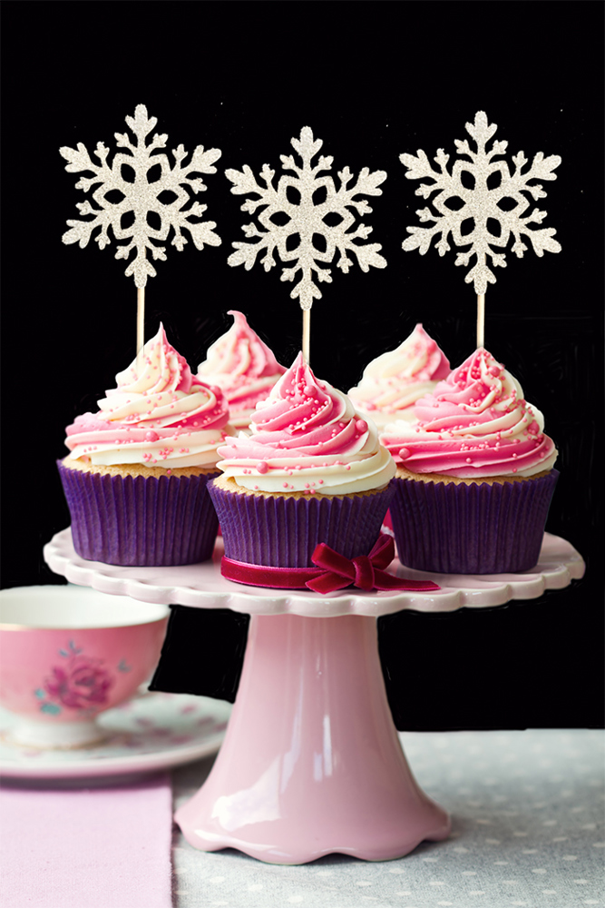 Snowflake Cupcake Topper