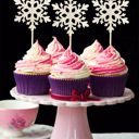  Snowflake Cupcake Topper