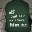  Christmas Sweatshirt- Oh Come Let Us Adore Him