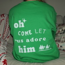  Christmas Sweatshirt- Oh Come Let Us Adore Him