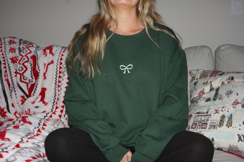 Christmas Sweatshirt- Simply Having a Wonderful Christmas Time