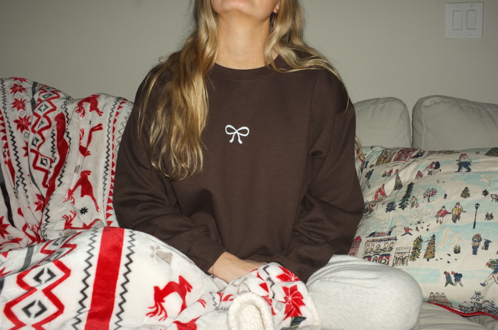 Christmas Sweatshirt- Simply Having a Wonderful Christmas Time