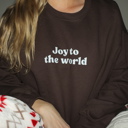  Christmas Sweatshirt- Let Earth Receive Her King