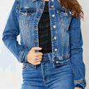  Judy Blue Classic Destroy Denim Jacket 7859