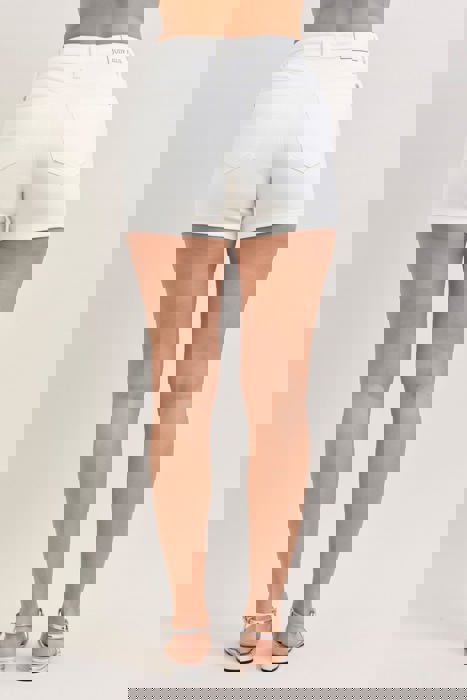 Judy Blue High Waist Slim White Denim Short 150362