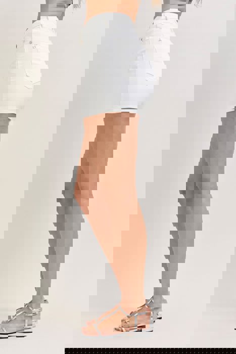 Judy Blue High Waist Slim White Denim Short 150362