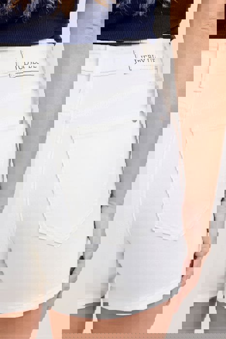 Judy Blue High Waist Slim White Denim Short 150362