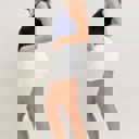  Judy Blue High Waist Slim White Denim Short 150362