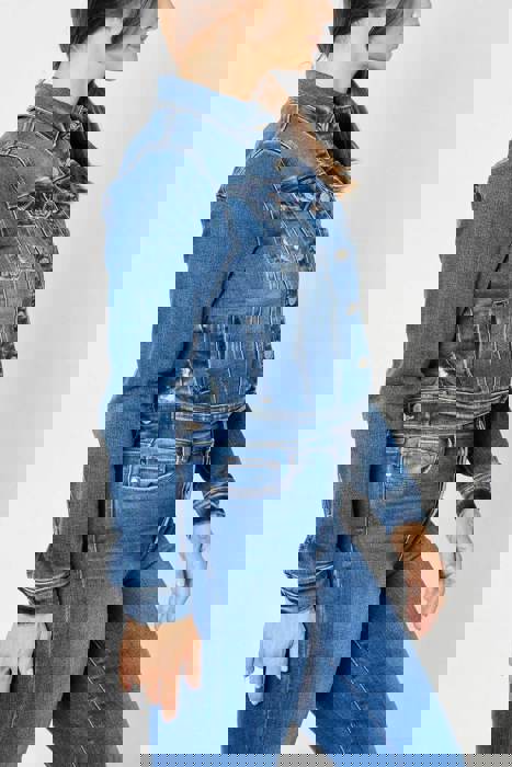 Judy Blue Classic Destroy Denim Jacket 7859