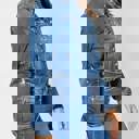  Judy Blue Classic Destroy Denim Jacket 7859