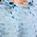  Judy Blue Boxy Featherweight Denim Shirt 5809