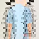  Judy Blue Boxy Featherweight Denim Shirt 5809