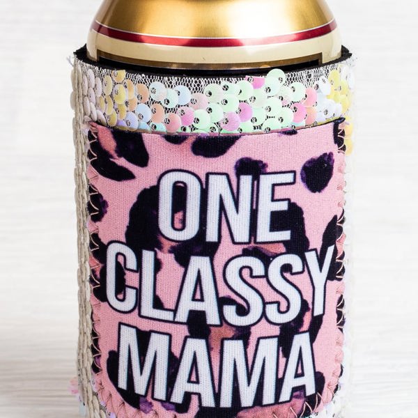 Peachy Keen One Classy Mama Regular Can Cooler