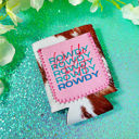  Peachy Keen Rowdy Sequin Regular Can Cooler