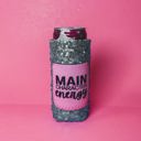  Peachy Keen Main Character Energy Sequin Slim Can Cooler